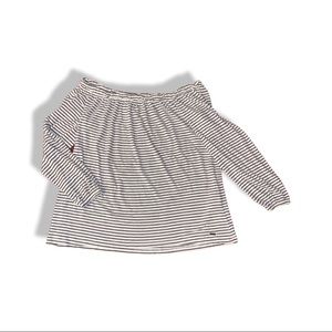 Black & White Hollister Easy Long Sleeve Tee, Small